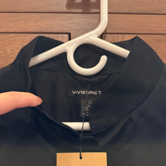 NWT Vivienne Tam 100% silk Women's Jacket sz 1 = S - Picture 5 of 13